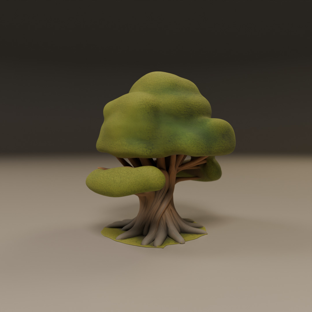 Tree garden 3D print model_12