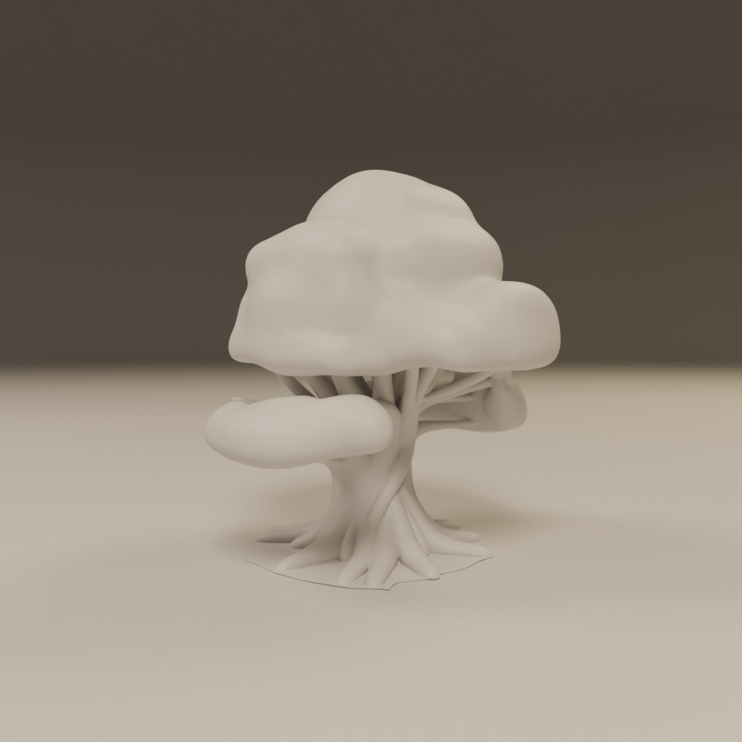 Tree garden 3D print model_4