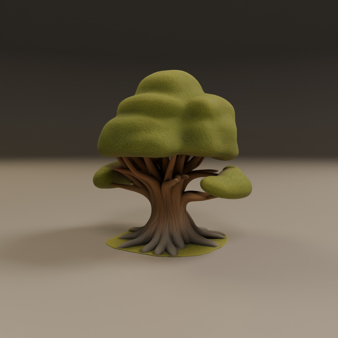 Tree garden 3D print model_15