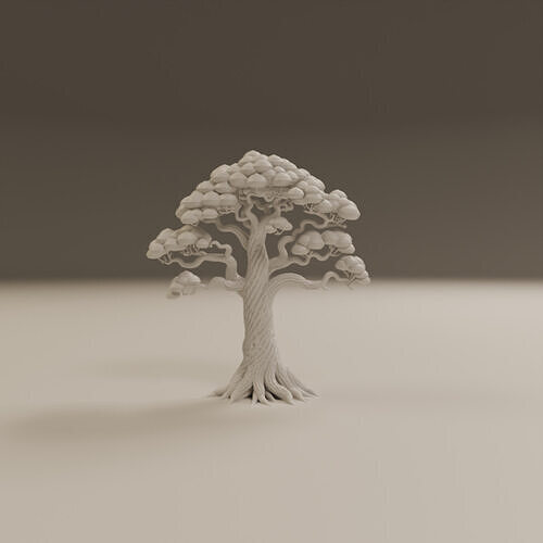 Tree garden 3D print model 4