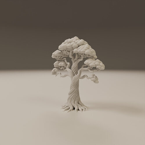 Tree garden 3D print model 6