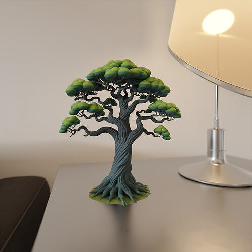 Tree garden 3D print model
