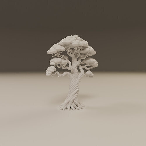 Tree garden 3D print model 5