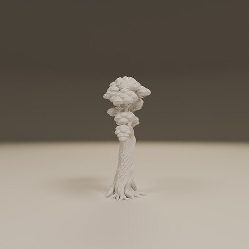 Tree garden 3D print model 2