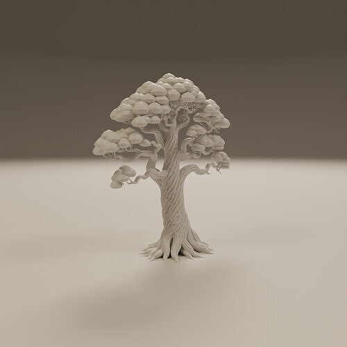 Tree garden 3D print model 7
