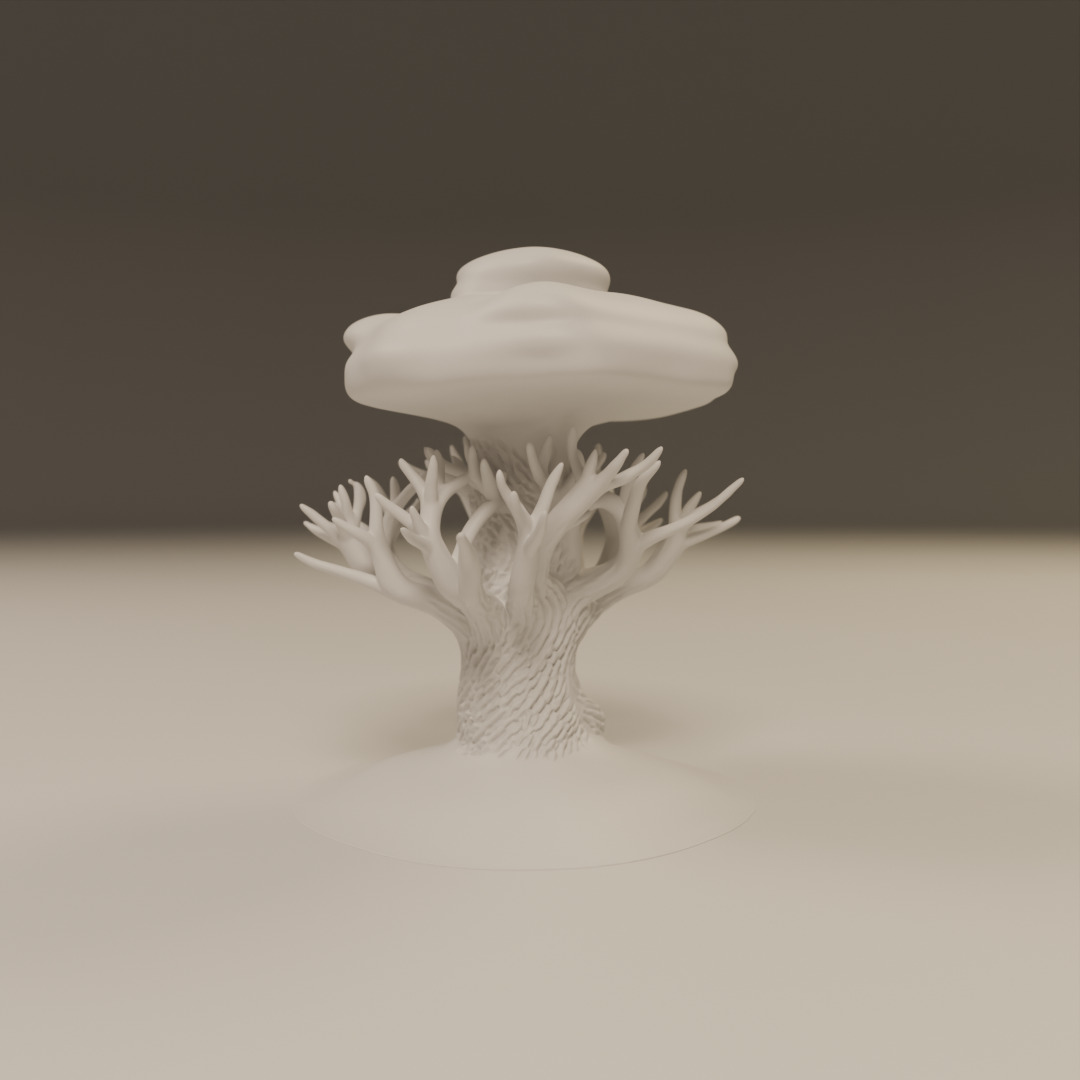 Tree garden 3D print model_4