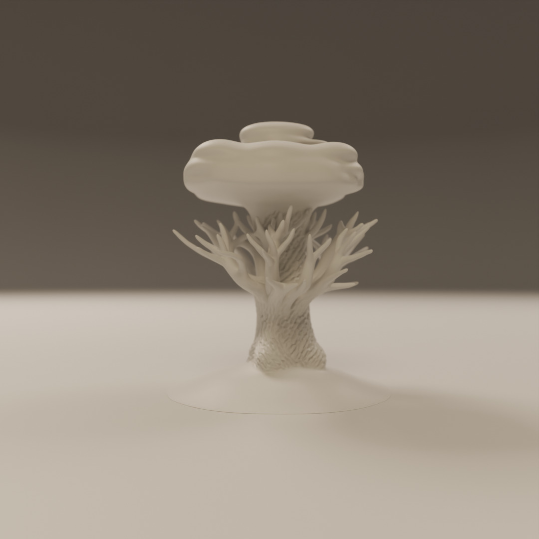 Tree garden 3D print model_2