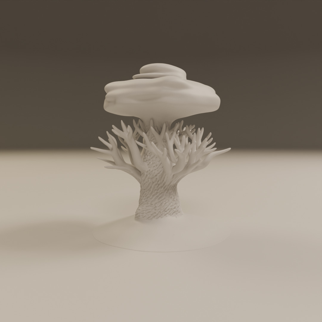 Tree garden 3D print model_7