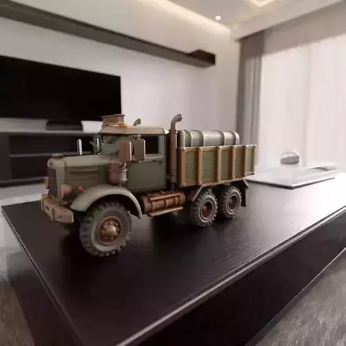 combat truck 3D print model