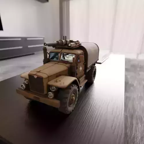 combat truck 3D print model