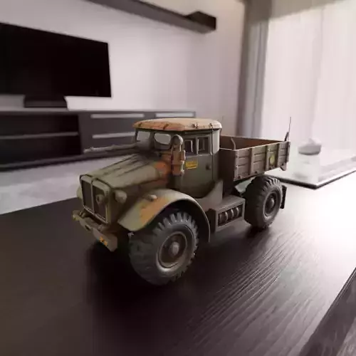 combat truck 3D print model