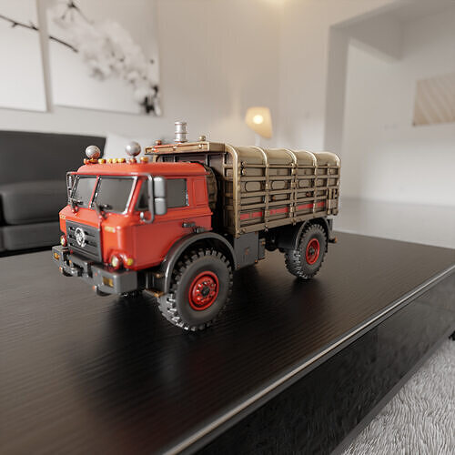 combat truck 3D print model