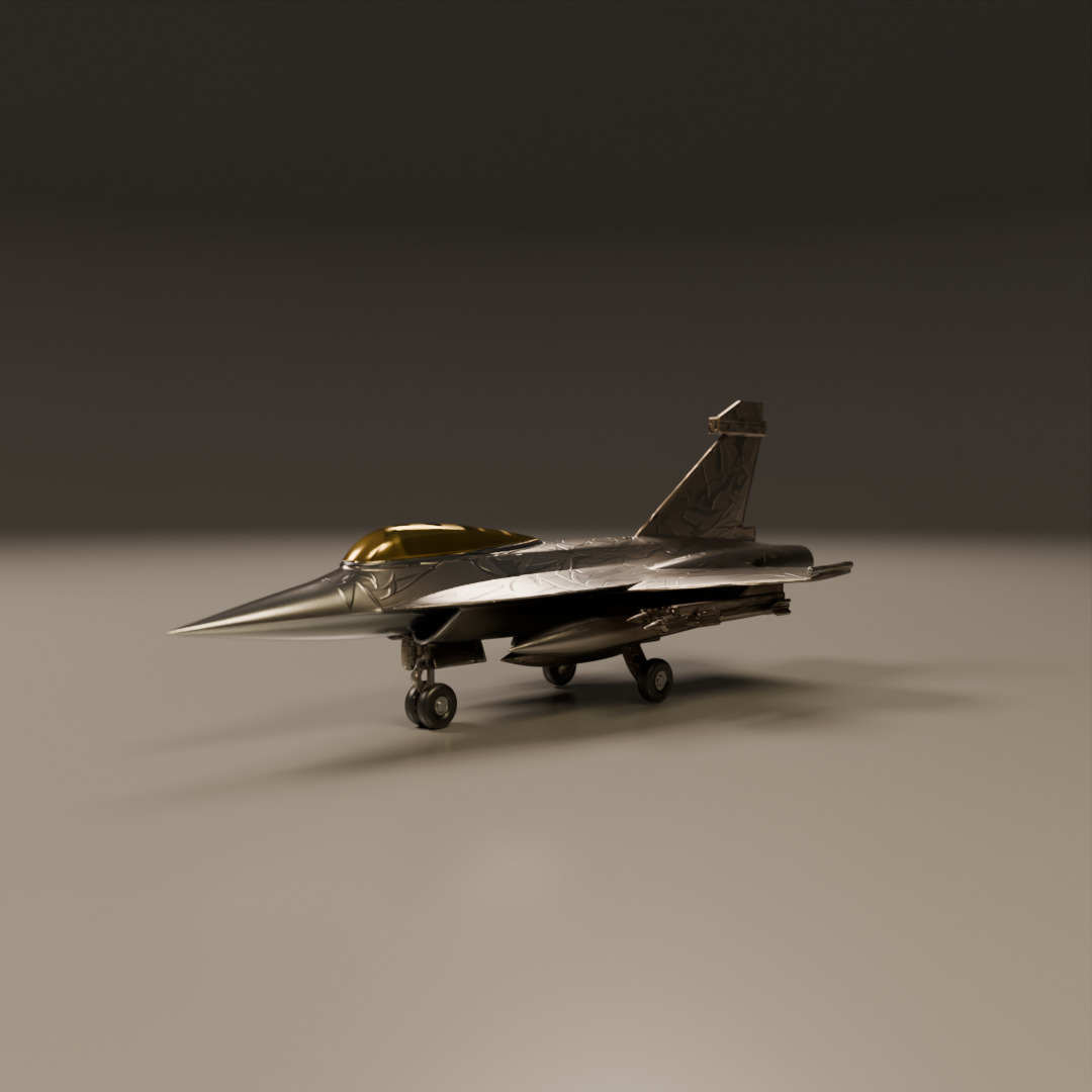 fighter jet 3D print model_9