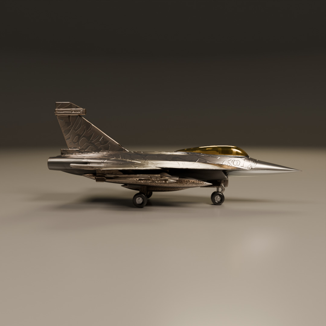 fighter jet 3D print model_1