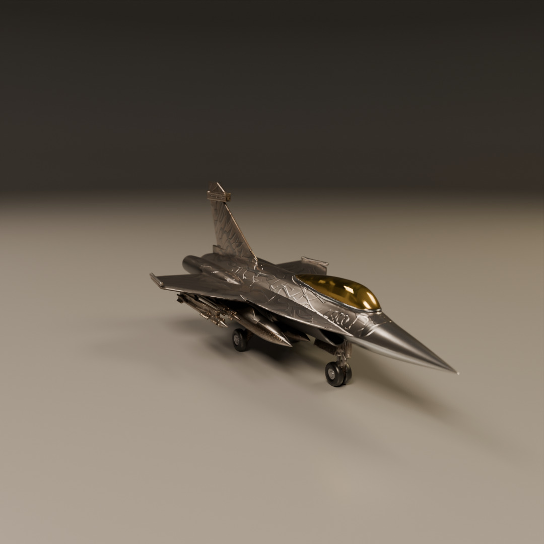 fighter jet 3D print model_7