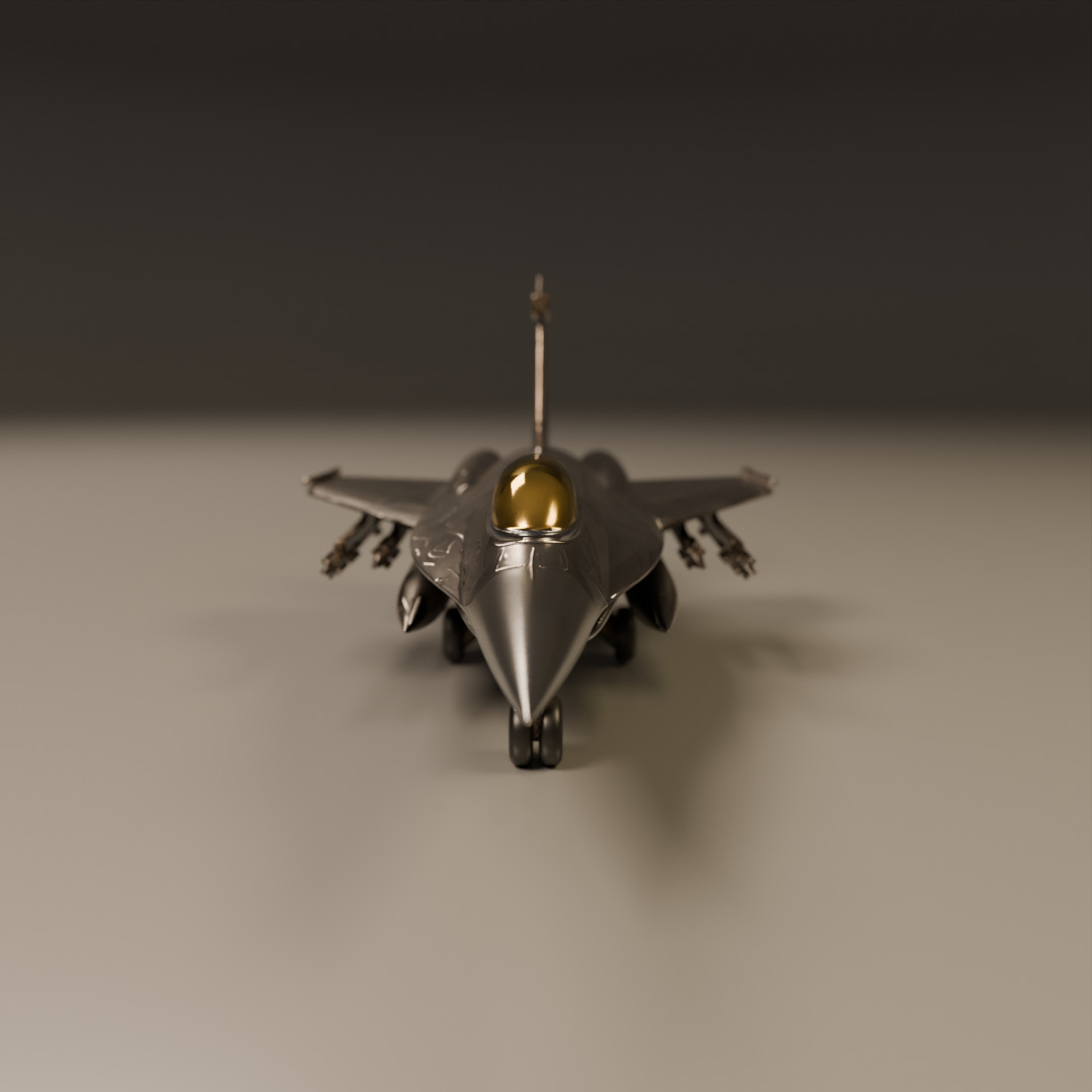 fighter jet 3D print model_15