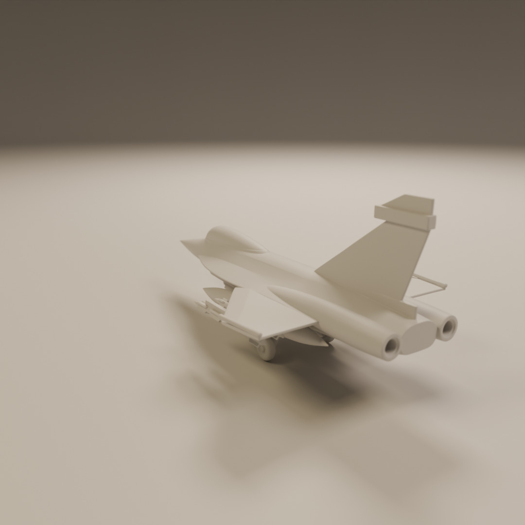 fighter jet 3D print model_12