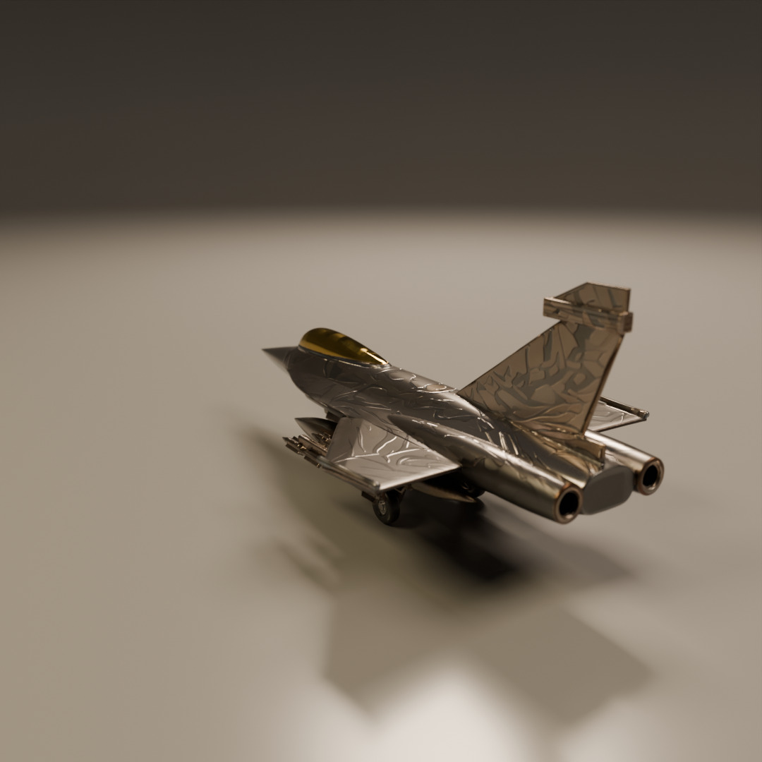 fighter jet 3D print model_11