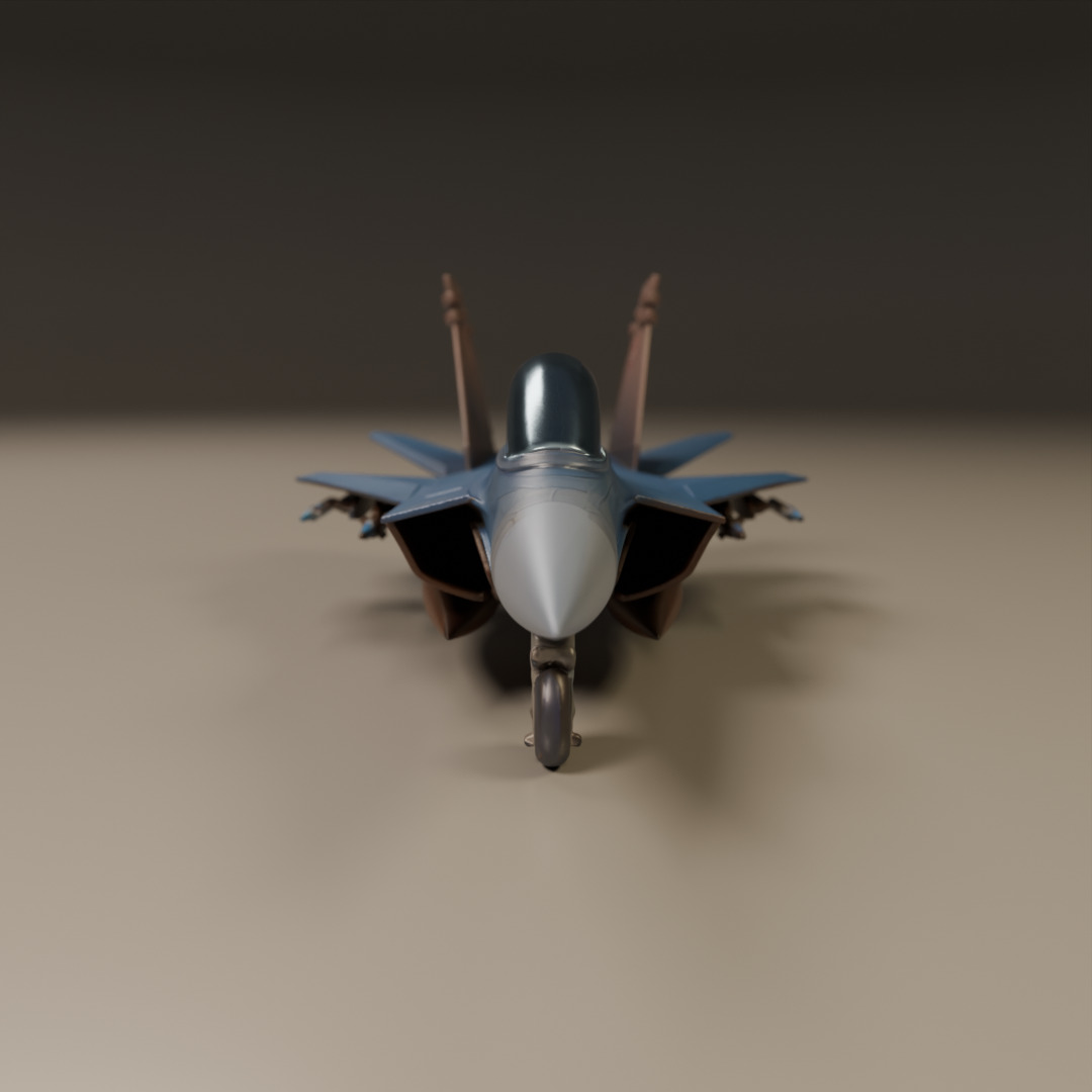 fighter jet 3D print model_16