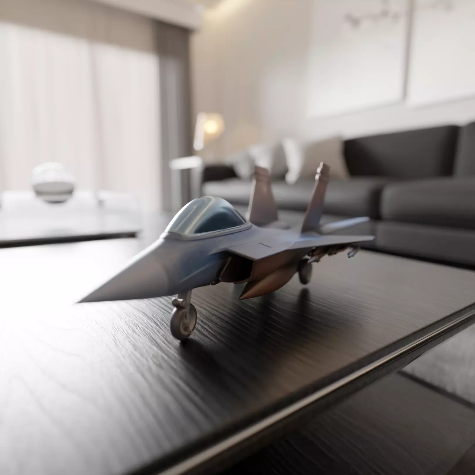 fighter jet 3D print model_0