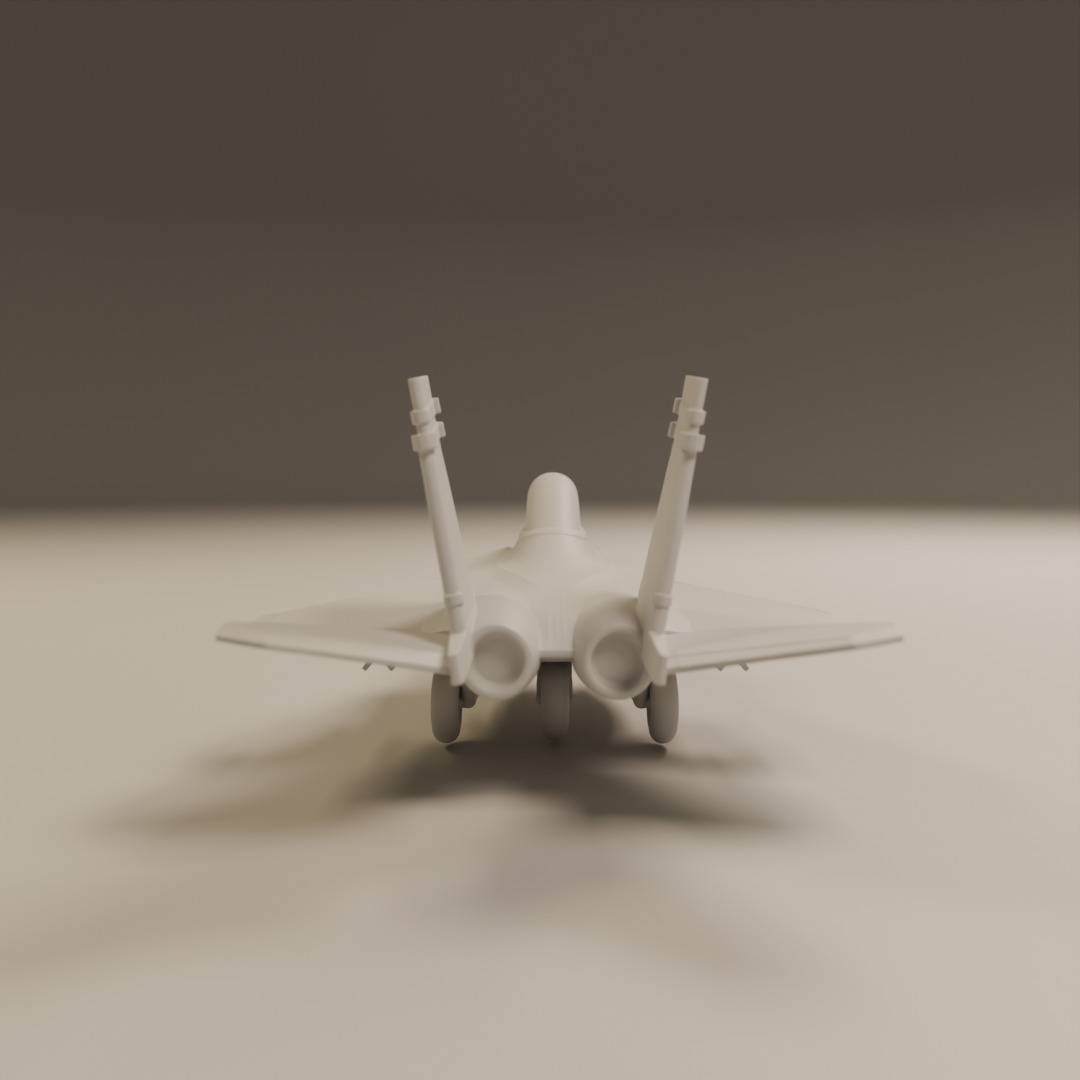 fighter jet 3D print model_3