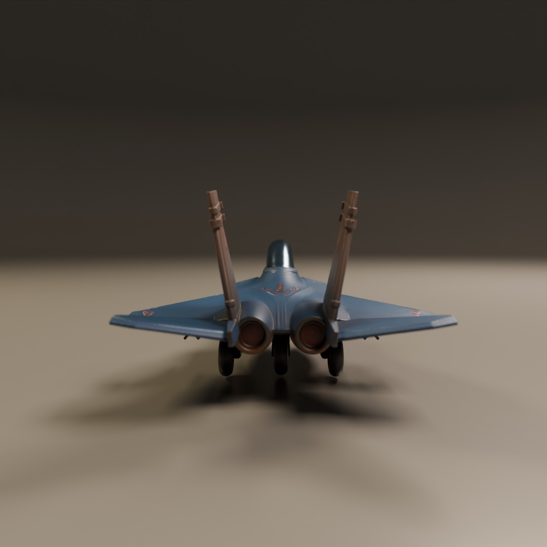 fighter jet 3D print model_11
