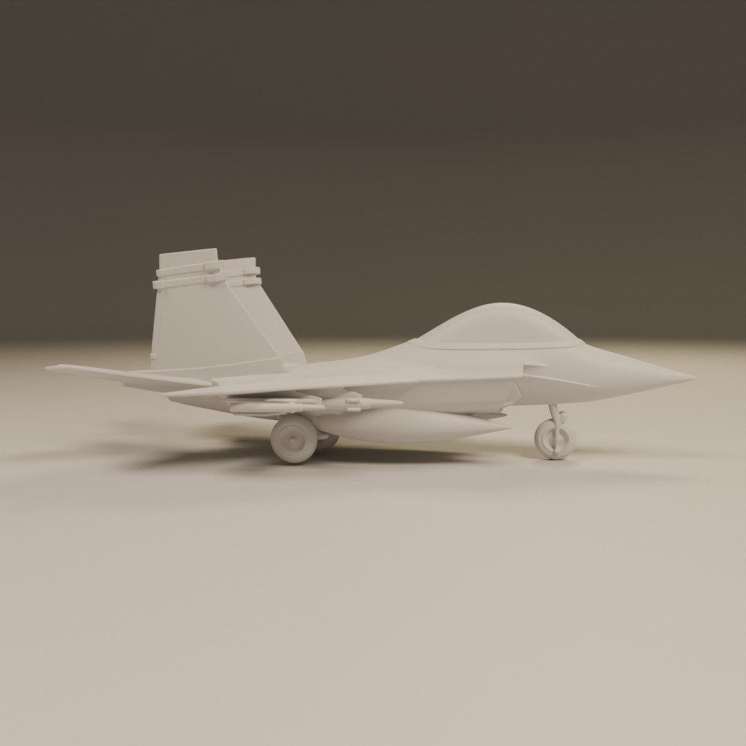 fighter jet 3D print model_1