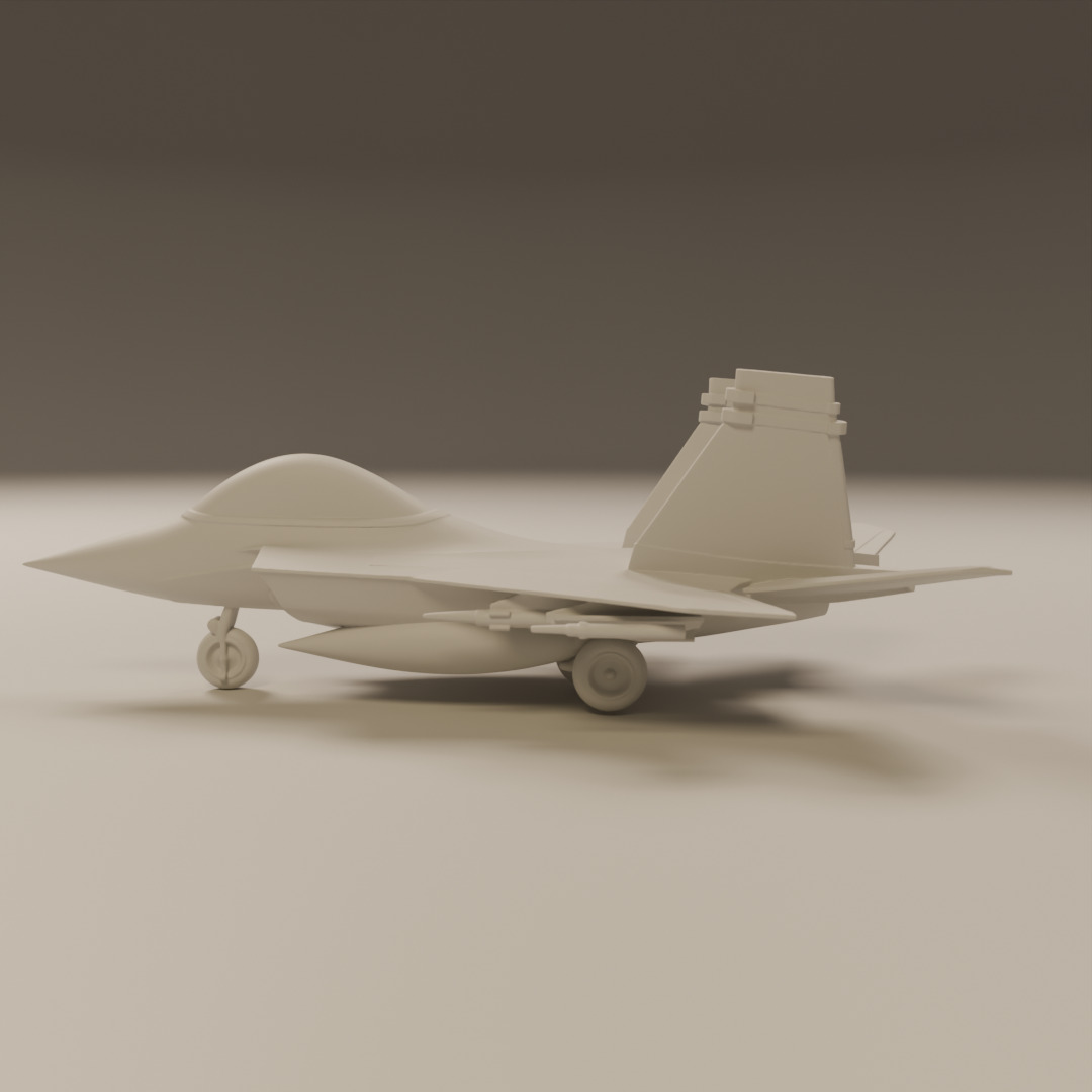 fighter jet 3D print model_2