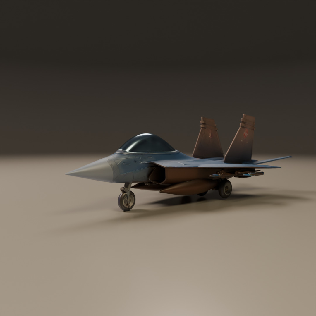 fighter jet 3D print model_13