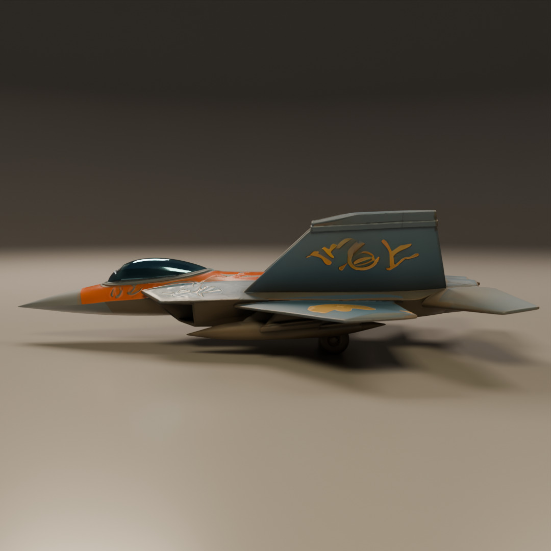 fighter jet 3D print model_4