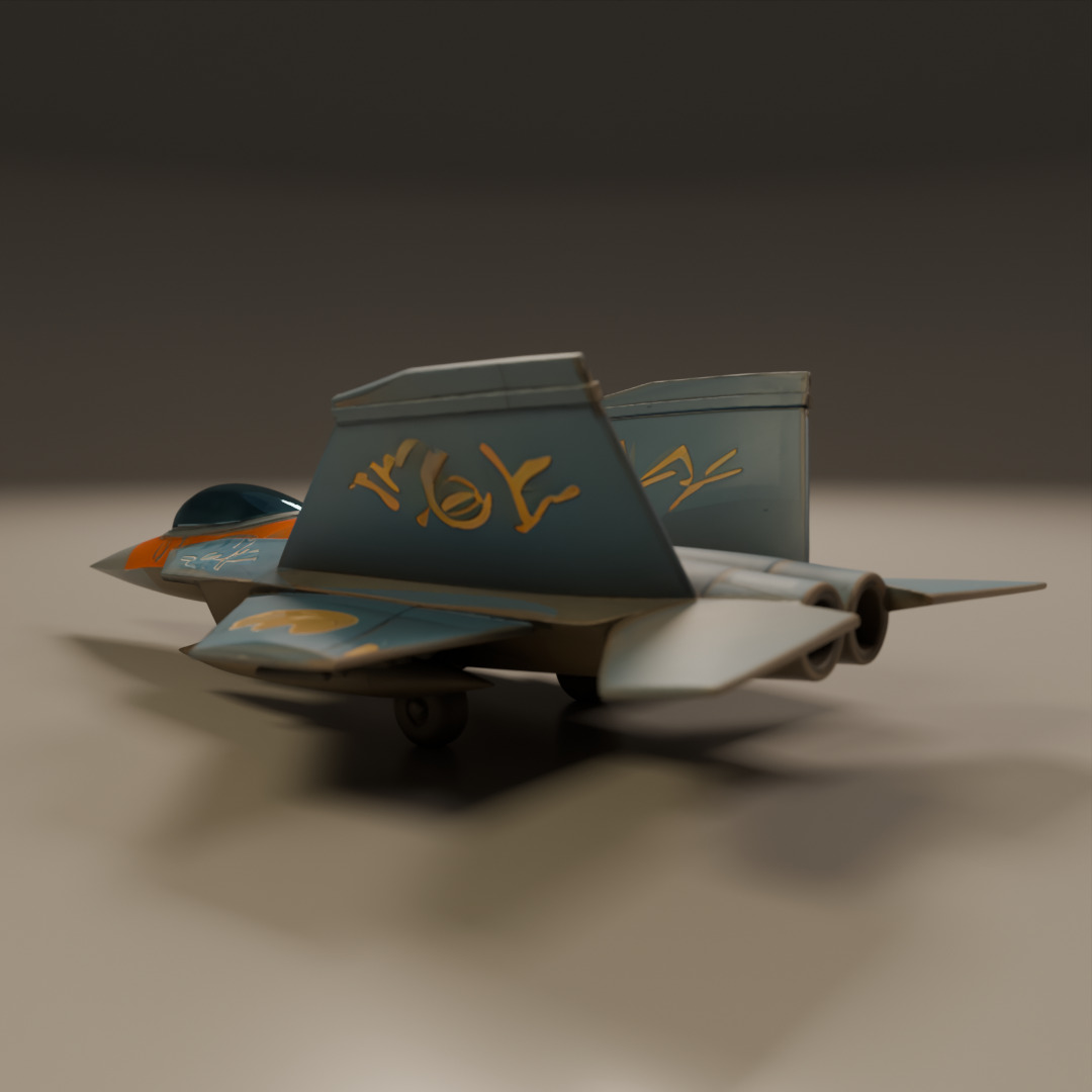 fighter jet 3D print model_12