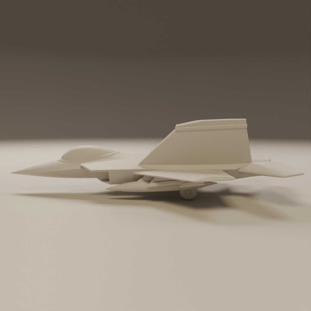 fighter jet 3D print model_3
