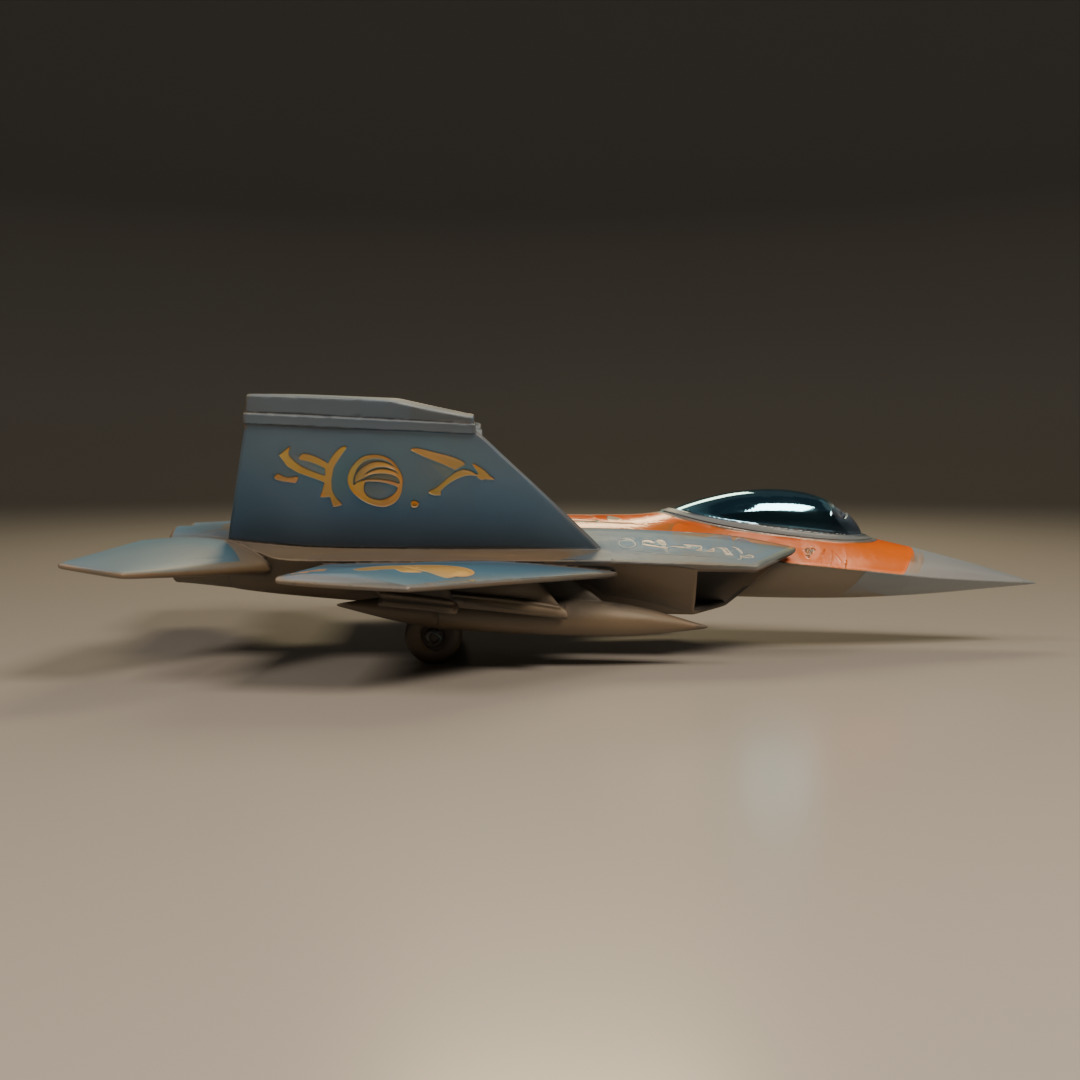 fighter jet 3D print model_2