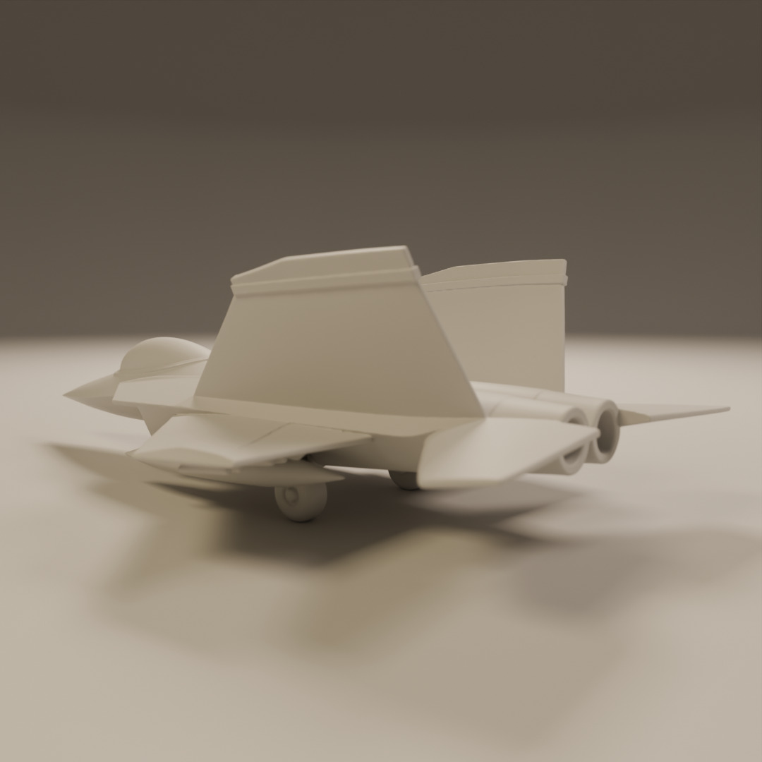 fighter jet 3D print model_11