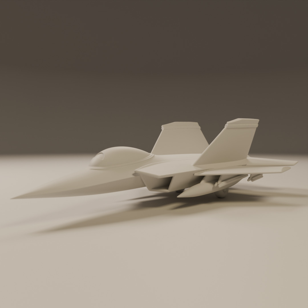 fighter jet 3D print model_9
