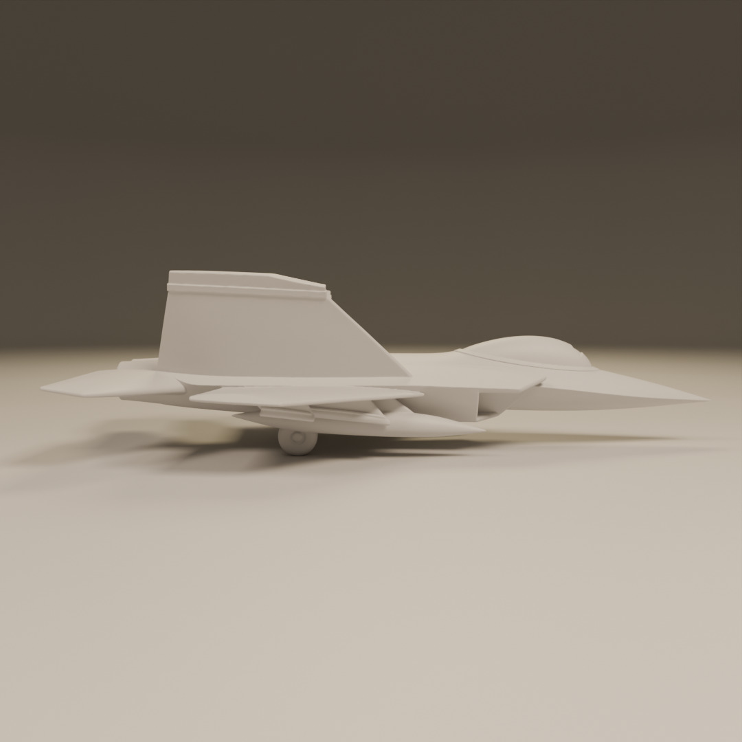 fighter jet 3D print model_1