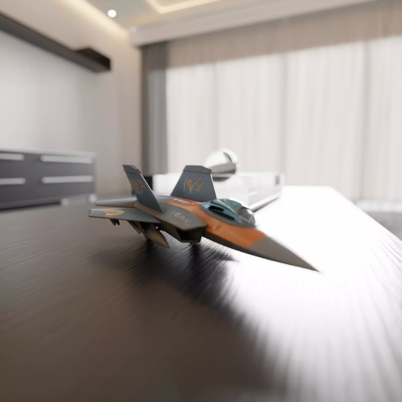 fighter jet 3D print model_0