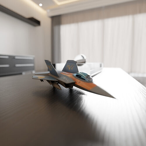 fighter jet 3D print model