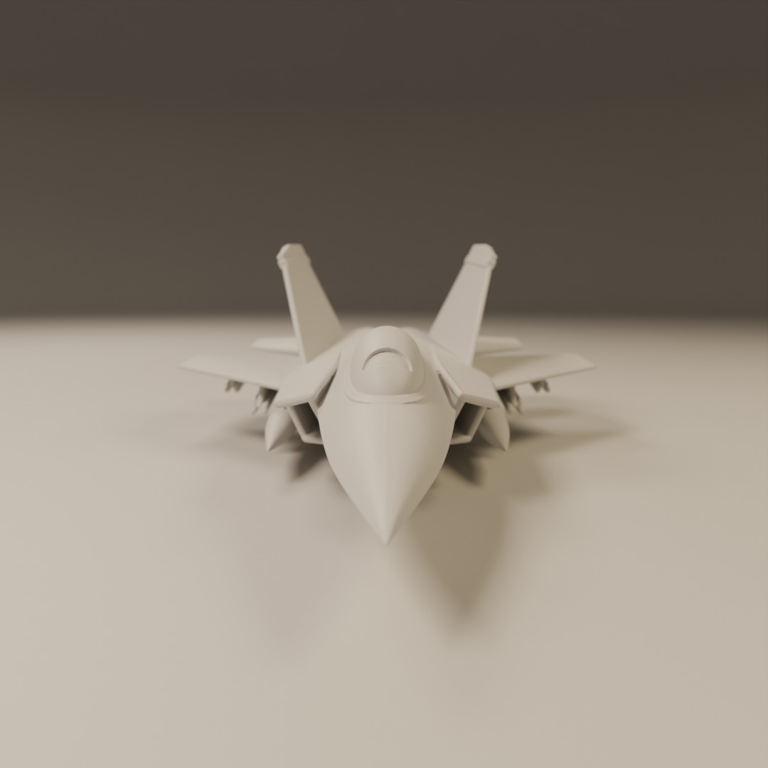 fighter jet 3D print model_15