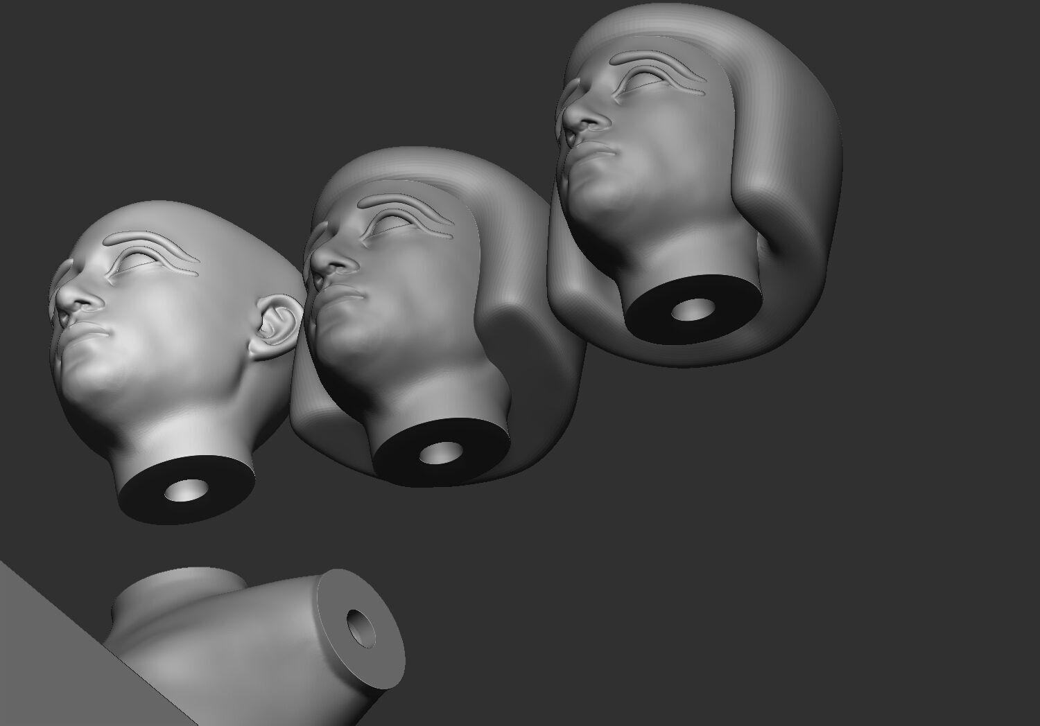 Ancient Egyptian Workers Miniature Models 3D Printable Model  V1 3D print model_6