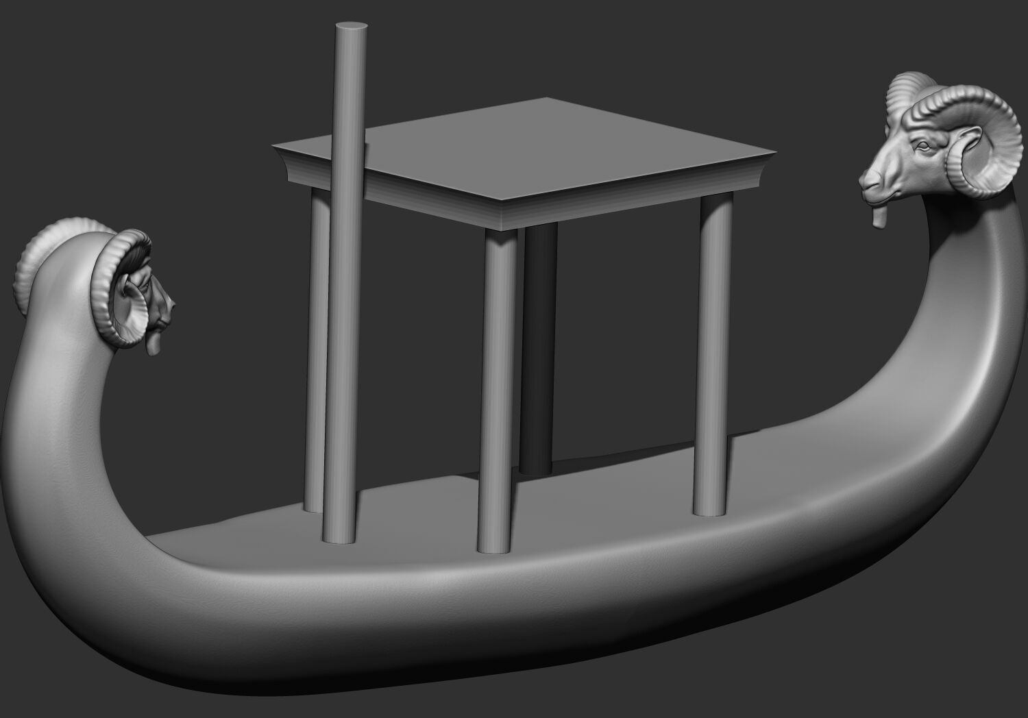 Ancient Egyptian Workers Miniature Models 3D Printable Model  V1 3D print model_30