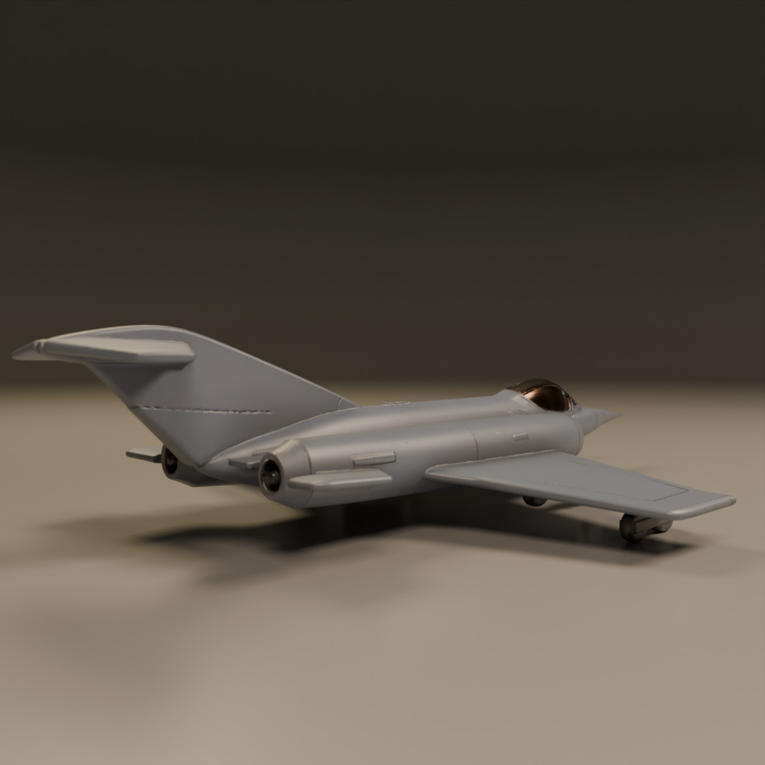 fighter jet 3D print model_3