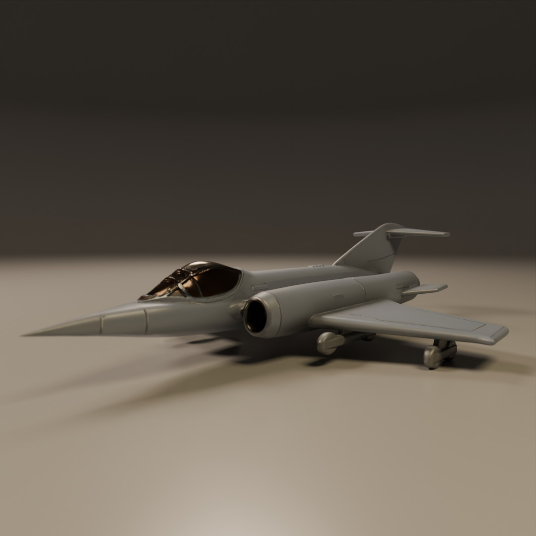 fighter jet 3D print model_5