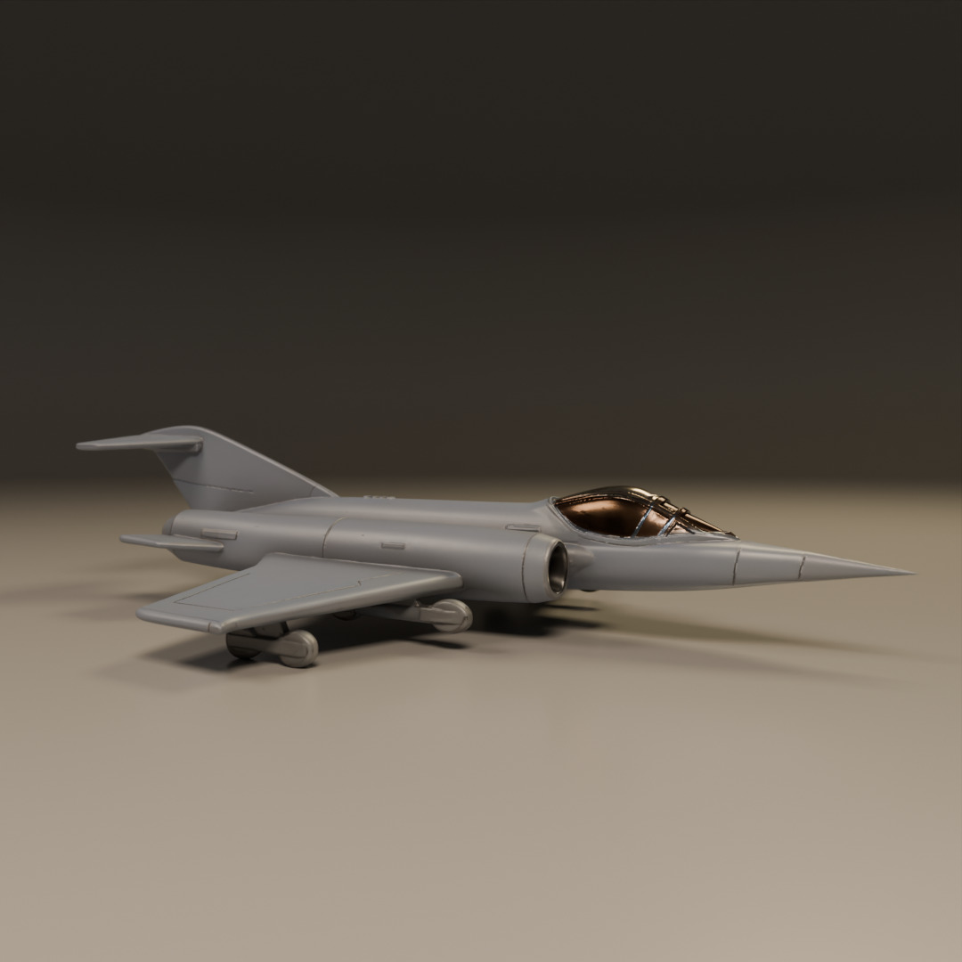 fighter jet 3D print model_4