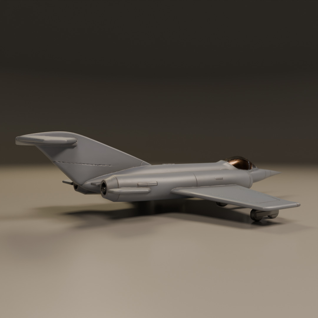 fighter jet 3D print model_7