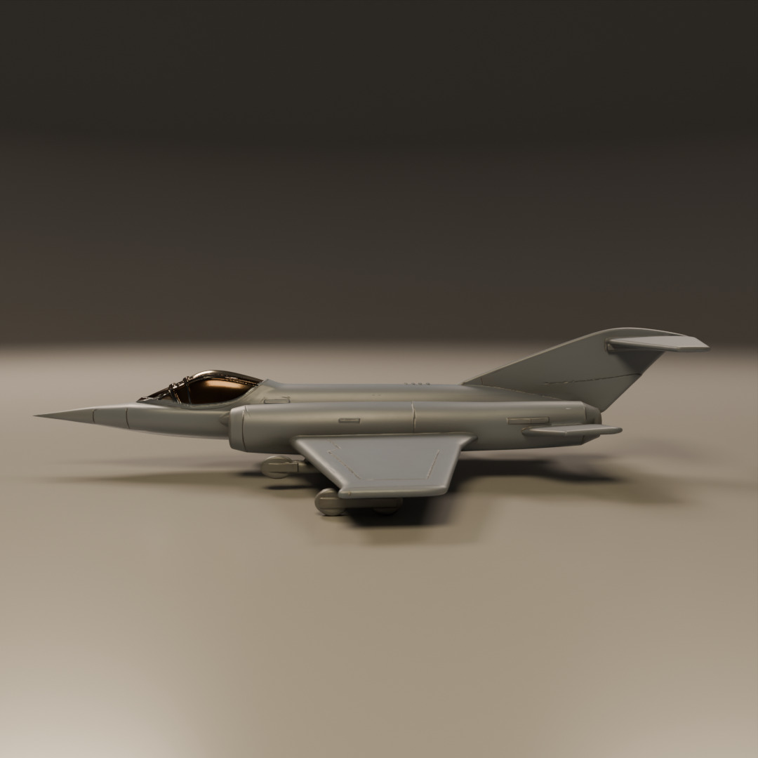 fighter jet 3D print model_2