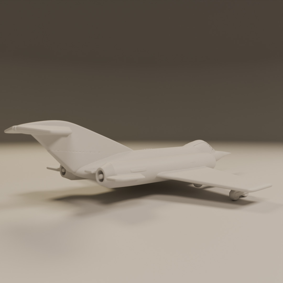 fighter jet 3D print model_11