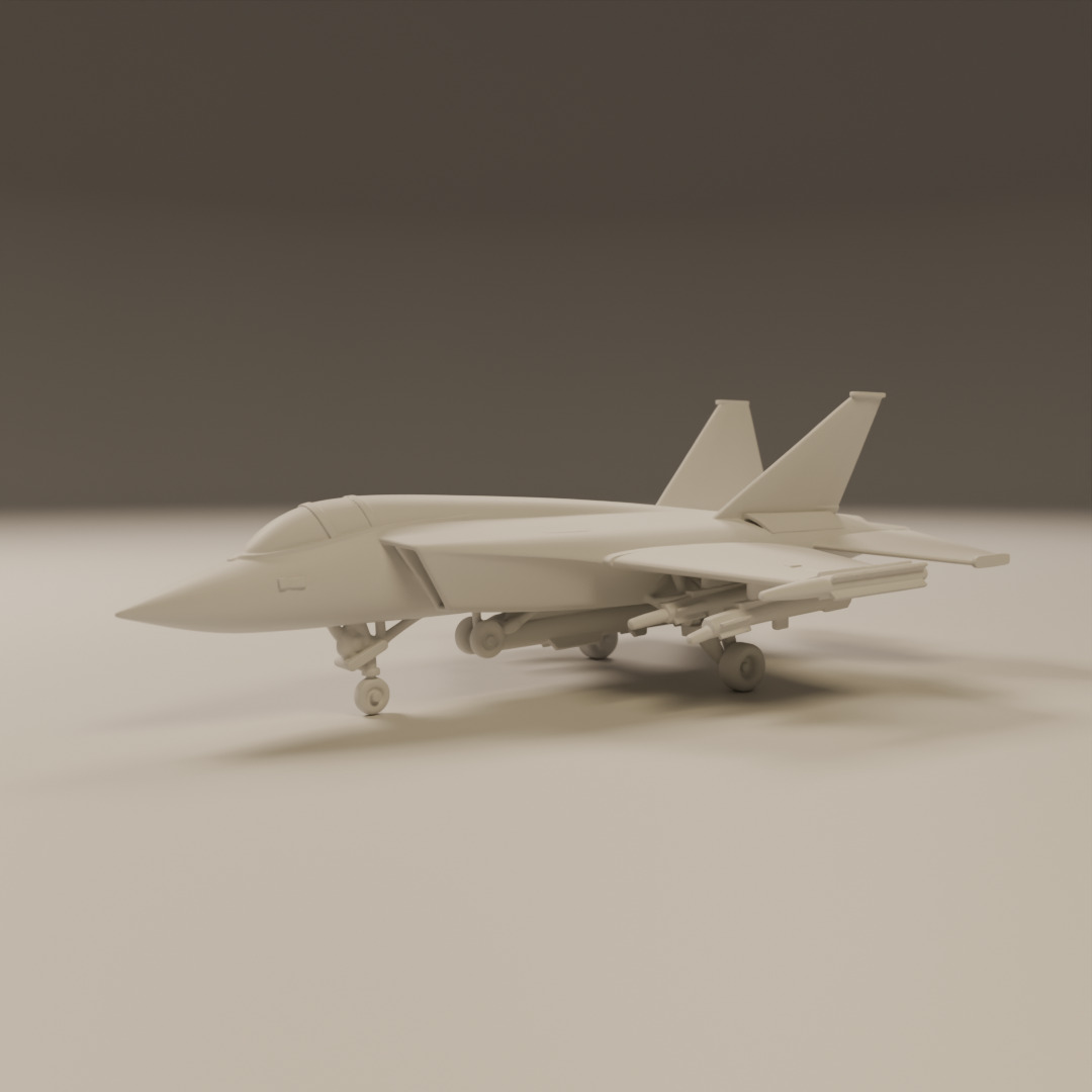 fighter jet 3D print model_13