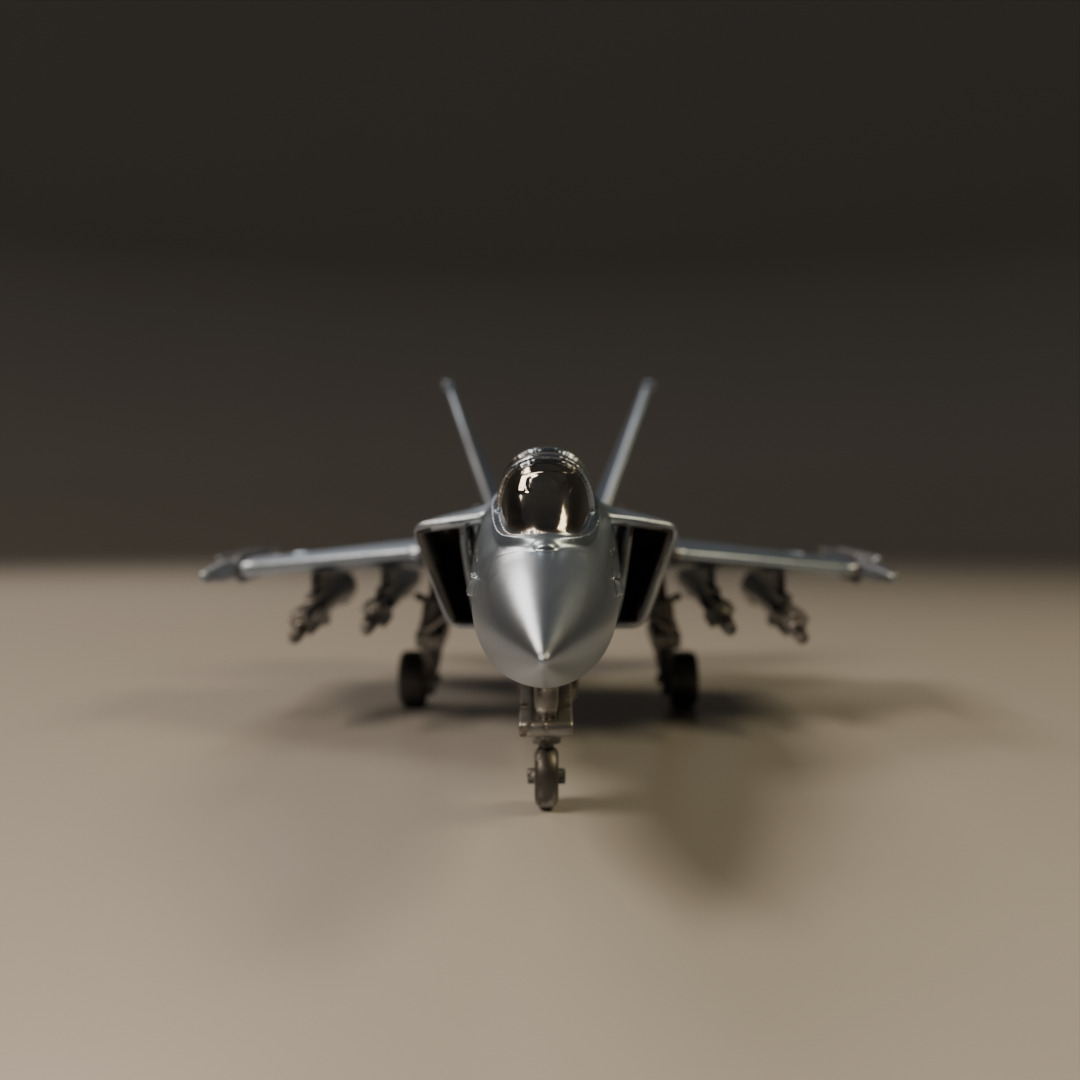fighter jet 3D print model_8