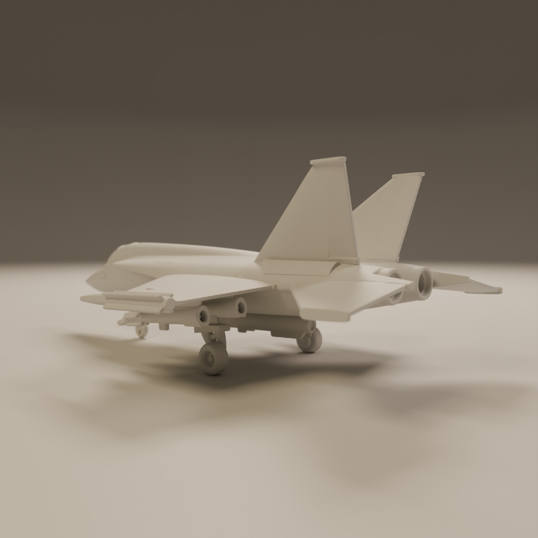 fighter jet 3D print model_14
